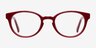 Rose Red AcetateEyeglass Frames from EyeBuyDirect, Front View