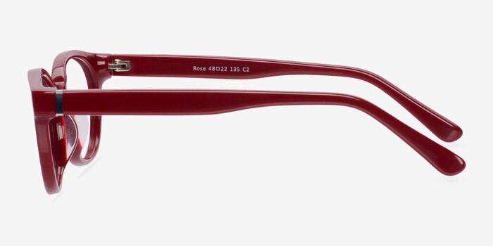 Rose Red Acetate Eyeglass Frames from EyeBuyDirect