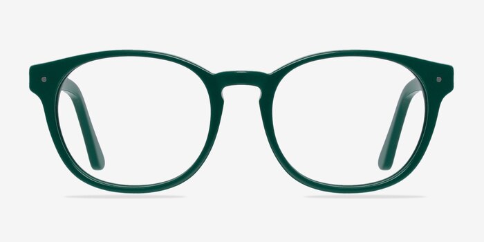 Midnight Green Acetate Eyeglass Frames from EyeBuyDirect