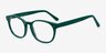 Midnight Green AcetateEyeglass Frames from EyeBuyDirect, Angle View