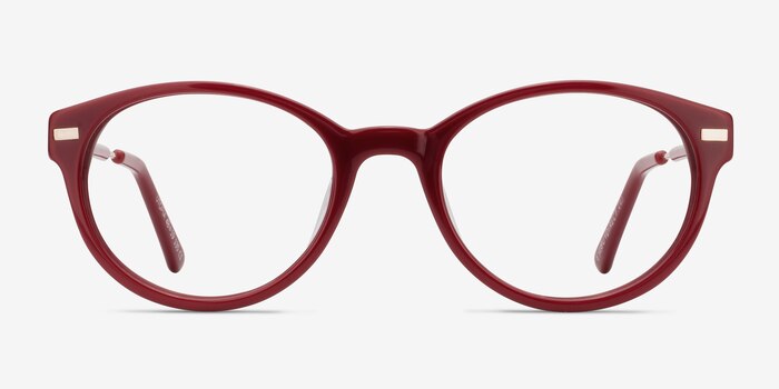 Utopia Red Acetate Eyeglass Frames from EyeBuyDirect