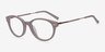 Utopia Gray AcetateEyeglass Frames from EyeBuyDirect, Angle View