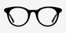 Venus Black AcetateEyeglass Frames from EyeBuyDirect, Front View