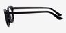 Venus Black AcetateEyeglass Frames from EyeBuyDirect, Side View