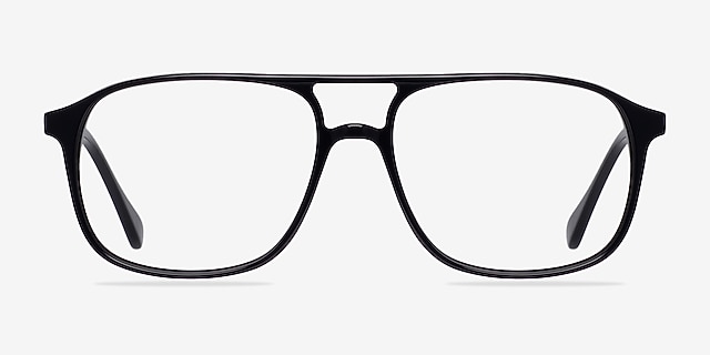Oblivion Black AcetateEyeglass Frames from EyeBuyDirect, Front View