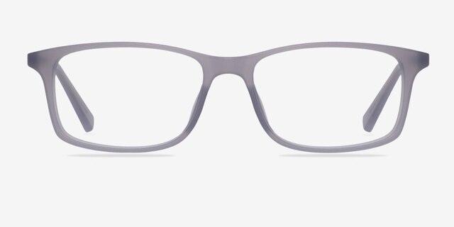 Empire Matte Gray AcetateEyeglass Frames from EyeBuyDirect, Front View