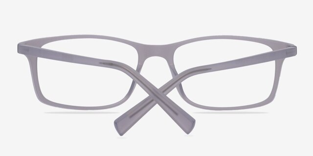 Empire Matte Gray AcetateEyeglass Frames from EyeBuyDirect, Closed View