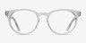 Morning Transparent AcétateMontures de lunettes de vue d'EyeBuyDirect, Vue de Face