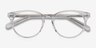 Morning Transparent AcétateMontures de lunettes de vue d'EyeBuyDirect, Vue Rapprochée