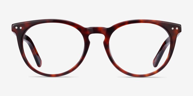 Morning Tortoise AcetateEyeglass Frames from EyeBuyDirect, Front View