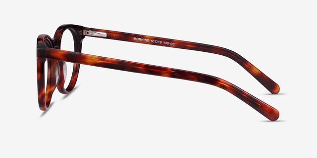 Morning Tortoise AcetateEyeglass Frames from EyeBuyDirect, Side View