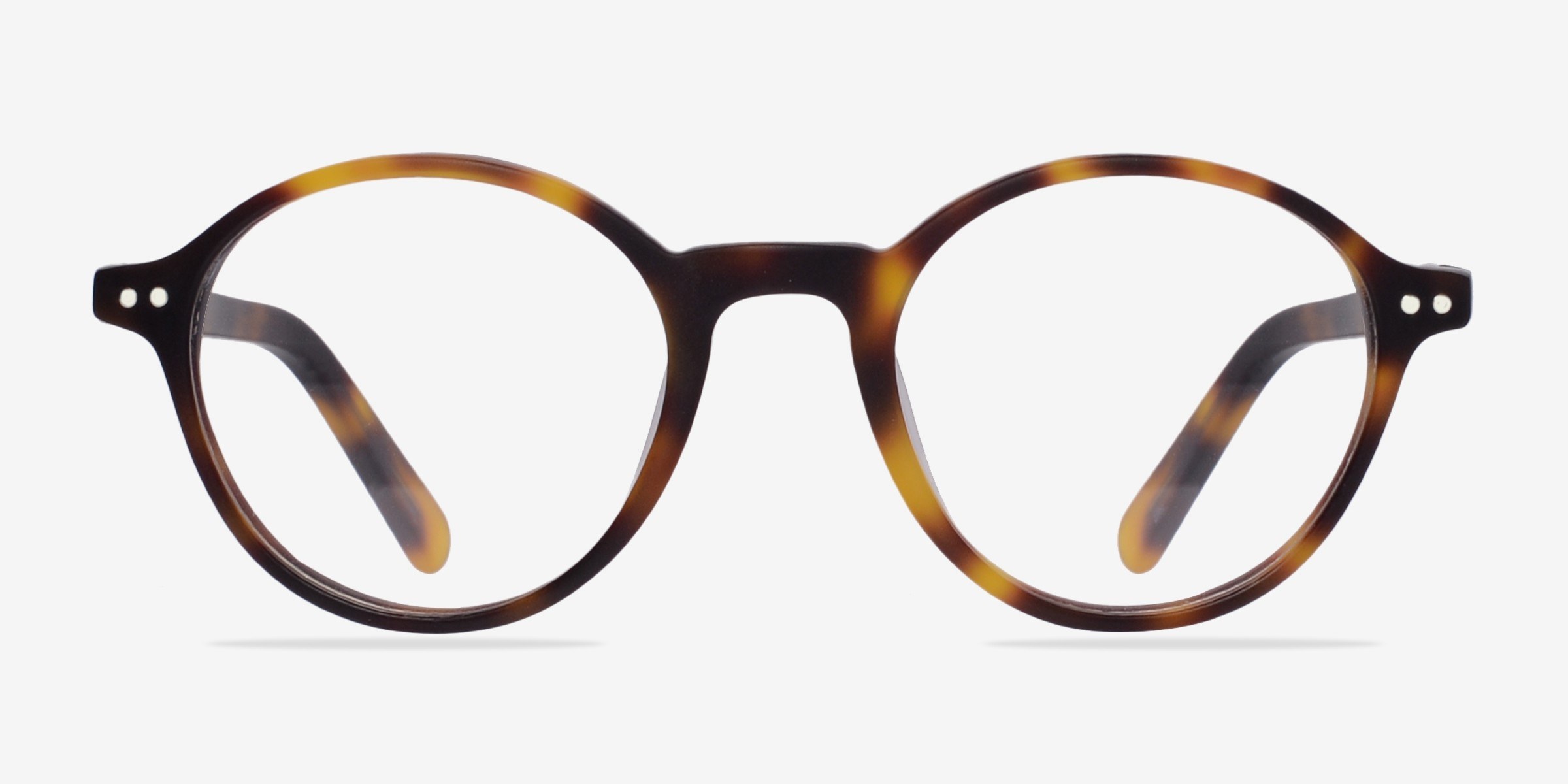 Mellow Round Matte Tortoise Full Rim Eyeglasses | Eyebuydirect