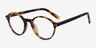 Mellow Matte Tortoise AcetateEyeglass Frames from EyeBuyDirect, Angle View