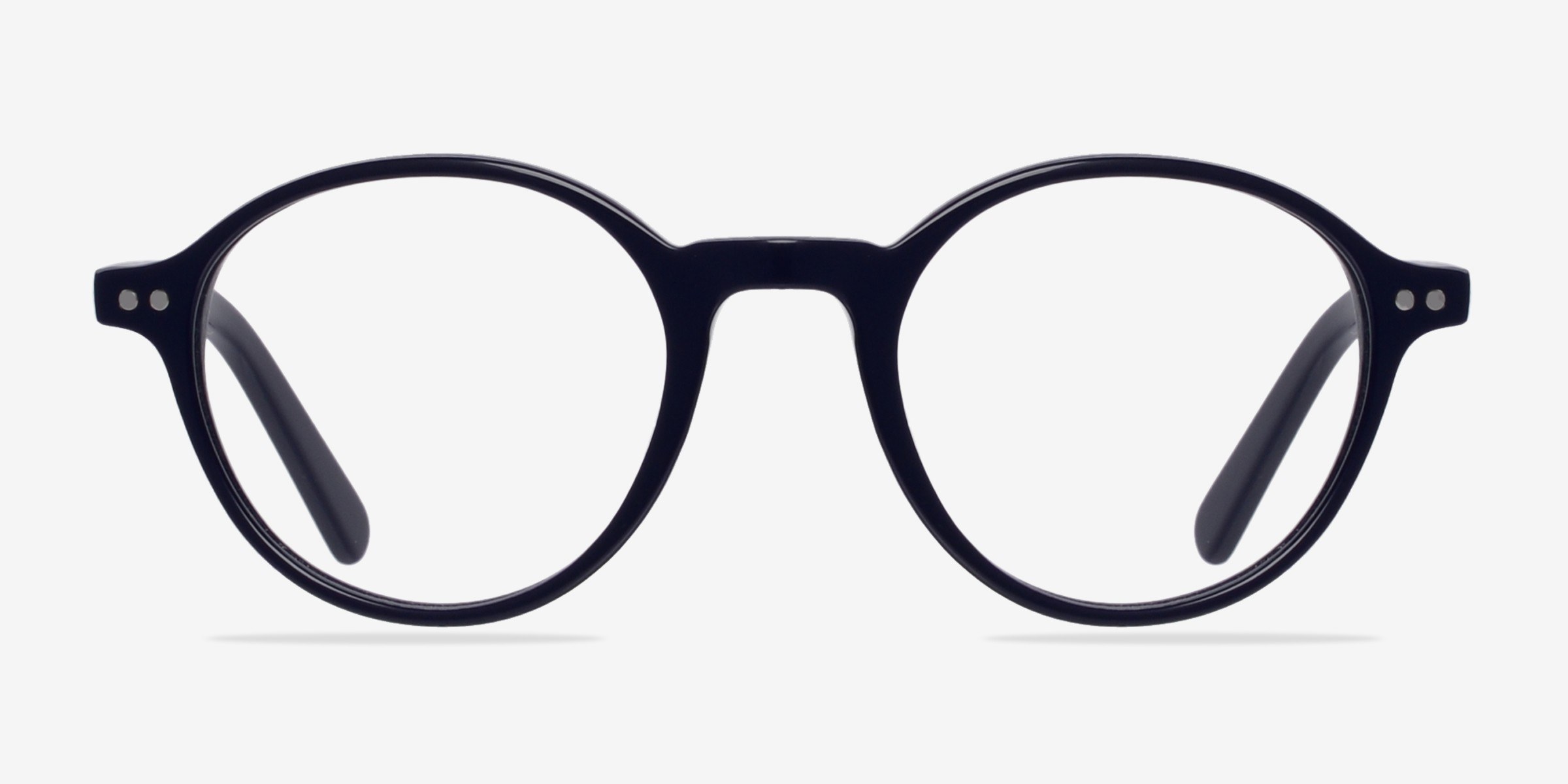 Mellow Round Navy Full Rim Eyeglasses | Eyebuydirect