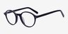 Mellow Navy AcetateEyeglass Frames from EyeBuyDirect, Angle View