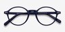 Mellow Navy AcetateEyeglass Frames from EyeBuyDirect, Closed View