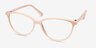 Coco Light Pink AcetateEyeglass Frames from EyeBuyDirect, Angle View