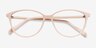 Coco Light Pink AcetateEyeglass Frames from EyeBuyDirect, Closed View