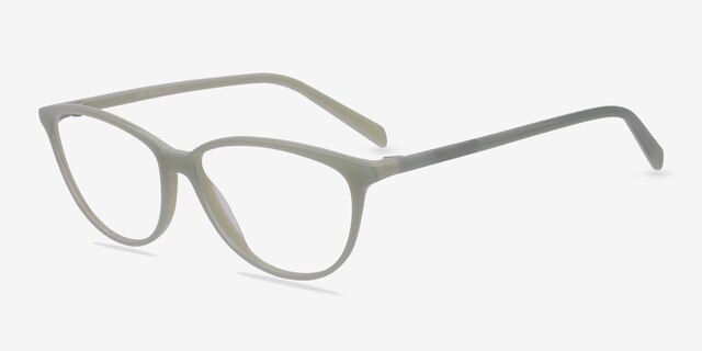 Coco Green AcetateEyeglass Frames from EyeBuyDirect, Angle View