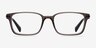 Dreamer Clear & Gray Acetate-metalEyeglass Frames from EyeBuyDirect, Front View