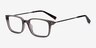 Dreamer Clear & Gray Acetate-metalEyeglass Frames from EyeBuyDirect, Angle View