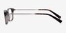 Dreamer Clear & Gray Acetate-metalEyeglass Frames from EyeBuyDirect, Side View