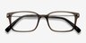 Dreamer Clear & Gray Acetate-metalEyeglass Frames from EyeBuyDirect, Closed View