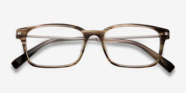 Brown/Striped Dreamer -  Acetate-metal Eyeglasses