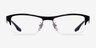 Ambitious Black PlasticEyeglass Frames from EyeBuyDirect, Front View
