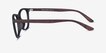 Yolo Black & Brown PlasticEyeglass Frames from EyeBuyDirect, Side View