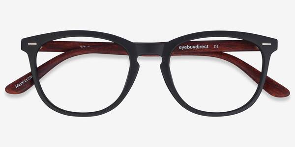 Black/Brown Yolo -  Plastic Eyeglasses