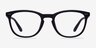 Yolo Matte Navy PlasticEyeglass Frames from EyeBuyDirect, Front View