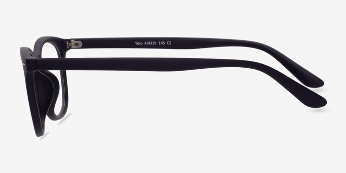 Yolo Matte Navy Plastic Eyeglass Frames from EyeBuyDirect