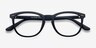 Yolo Matte Navy PlasticEyeglass Frames from EyeBuyDirect, Closed View