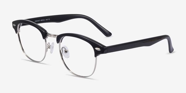 Black/Silver Coexist -  Plastic-metal Eyeglasses