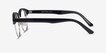 Coexist Black & Silver Plastic, MetalEyeglass Frames from EyeBuyDirect, Side View