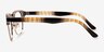 Coexist Brown & Silver MetalEyeglass Frames from EyeBuyDirect, Side View