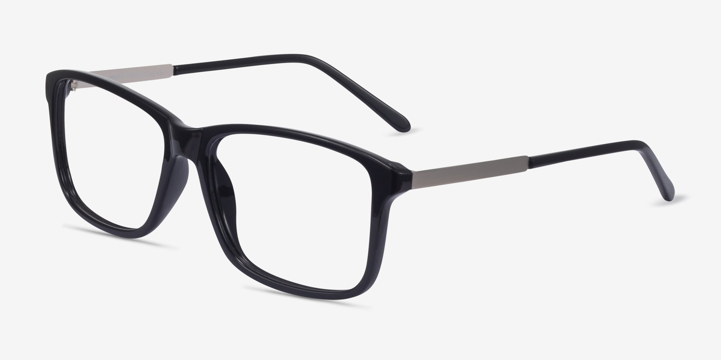 Pablo Square Black Glasses for Men | Eyebuydirect