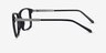 Pablo Black PlasticEyeglass Frames from EyeBuyDirect, Side View