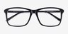 Pablo Black PlasticEyeglass Frames from EyeBuyDirect, Closed View