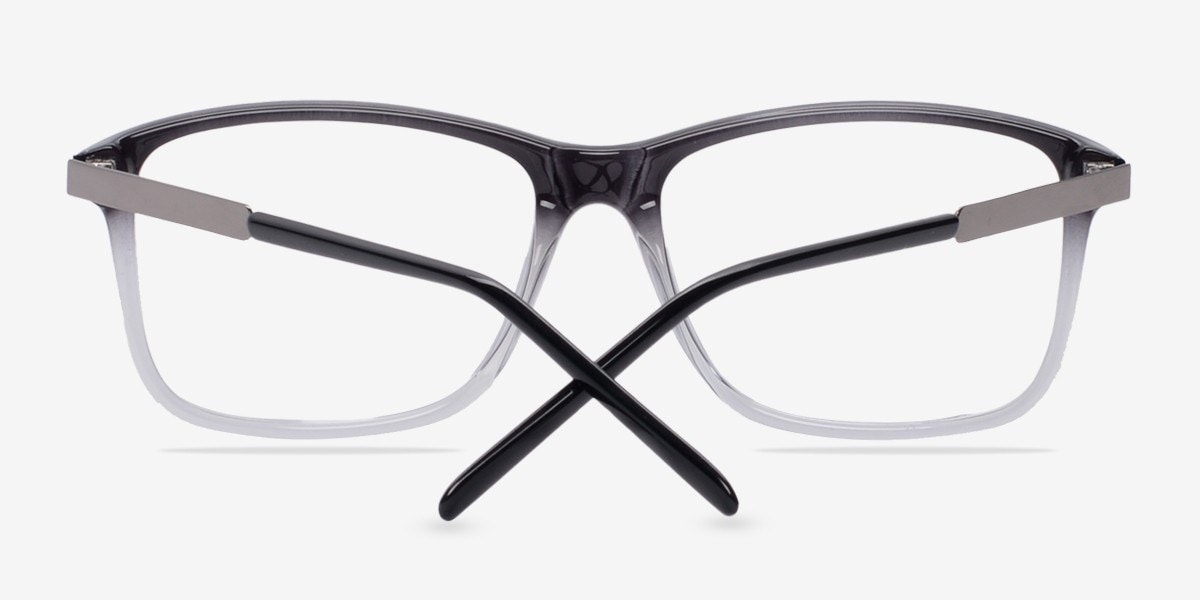 Pablo Square Matte Blue Glasses for Men | Eyebuydirect