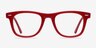 Blizzard Framboise AcétateMontures de lunettes de vue d'EyeBuyDirect, Vue de Face