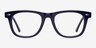 Blizzard Bleu marine AcétateMontures de lunettes de vue d'EyeBuyDirect, Vue de Face
