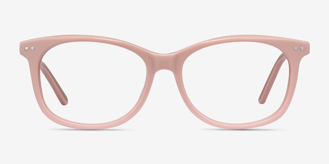 Brittany Pink AcetateEyeglass Frames from EyeBuyDirect, Front View