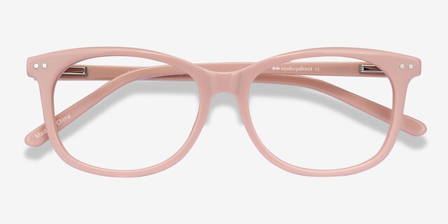 Brittany Pink AcetateEyeglass Frames from EyeBuyDirect, Closed View
