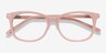 Brittany Pink AcetateEyeglass Frames from EyeBuyDirect, Closed View
