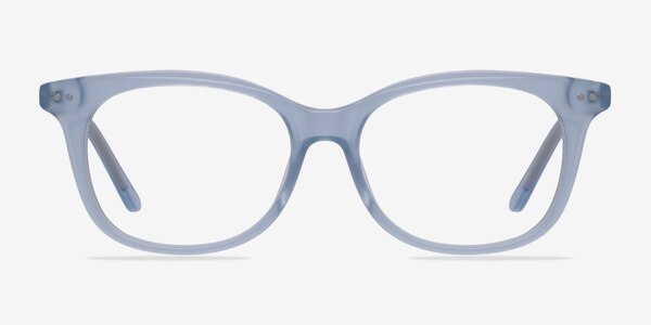 Brittany Clear Blue Acétate Montures de lunettes de vue