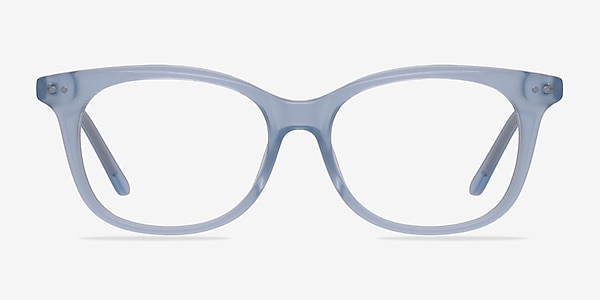 Brittany Clear Blue Acétate Montures de lunettes de vue