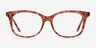 Brittany Brown & Floral AcetateEyeglass Frames from EyeBuyDirect, Front View