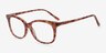 Brittany Brown & Floral AcetateEyeglass Frames from EyeBuyDirect, Angle View